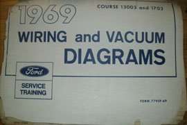 1969 Ford Torino Large Format Electrical Wiring Diagrams Manual