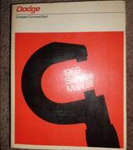 1969 Dodge Dart Shop Service Repair Manual