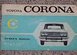 1969 Toyota Corona Owner's Manual