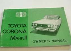 1969 Toyota Corona Mark II Owner's Manual