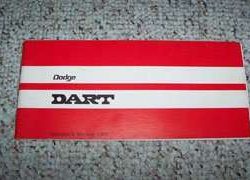 1969 Dodge Dart Owner's Manual
