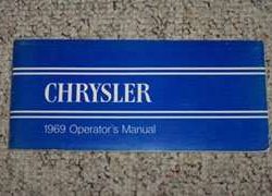 1969 Chrysler Town & Country Owner's Manual