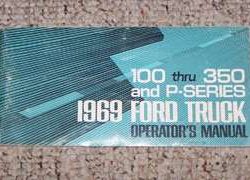 1969 Ford F-100 Truck Owner's Manual