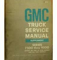 1969 GMC Truck 7500-9500 Models Service Manual Supplement