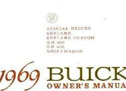 1969 Buick Special Owner's Manual