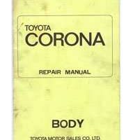 1971 Toyota Corona Body Service Repair Manual