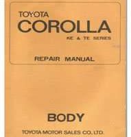 1971 Toyota Corolla Body Service Repair Manual