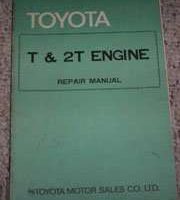 1972 Toyota Corolla T & 2T Engine Service Repair Manual
