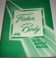 1970 Chevrolet El Camino Fisher Body Service Manual