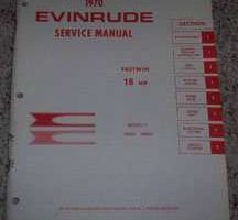 1970 Evinrude 18 HP Models Service Manual