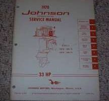 1970 Johnson 33 HP Outboard Motor Service Manual