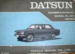 1970 Datsun 510 Owner's Manual