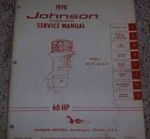 1970 Johnson 60 HP Outboard Motor Service Manual