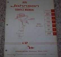 1970 Johnson 6 HP Outboard Motor Service Manual