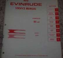 1970 Evinrude 85 HP Models Service Manual