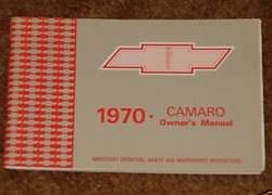 1970 Chevrolet Camaro Owner's Manual
