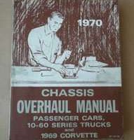 1970 Chevrolet Chevelle Chassis Overhaul Shop Service Repair Manual
