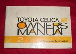 1970 Toyota Celica Owner's Manual