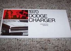 1970 Dodge Charger Owner's Manual