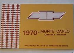 1970 Chevrolet Monte Carlo Owner's Manual