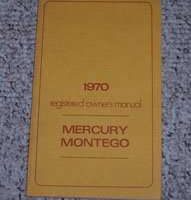 1970 Mercury Montego Owner's Manual