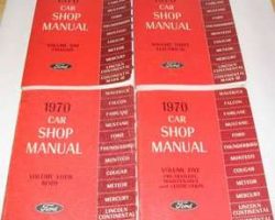 1970 Mercury Marquis Service Manual