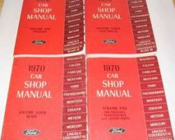 1970 Mercury Montego Service Manual