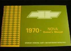 1970 Chevrolet Nova Owner's Manual
