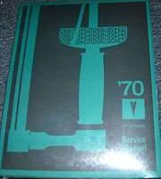 1970 Pontiac Tempest Service Manual