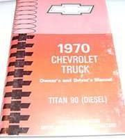 1970 Chevrolet Truck Titan 90 Diesel Owner's Manual