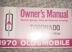 1970 Oldsmobile Toronado Owner's Manual