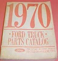 1970 Ford Bronco Parts Catalog
