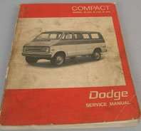 1971 Dodge Compact Models B100-B300 Service Manual