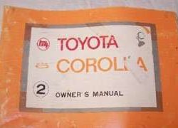 1970 Toyota Corolla Owner's Manual