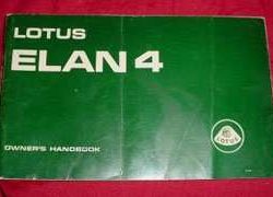 1971 Lotus Elan 4 Owner's Manual