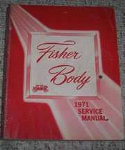 1971 Chevrolet Monte Carlo Fisher Body Service Manual