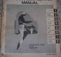 1971 Evinrude 125 HP Models Service Manual