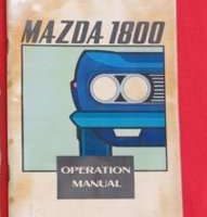 1971 Mazda 1800 Owner's Manual