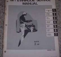 1971 Evinrude 2 HP Models Service Manual