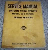 1971 Datsun 240Z Service Manual