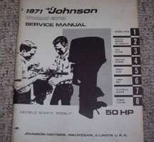 1971 Johnson 50 HP Outboard Motor Shop Service Repair Manual