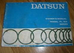 1971 Datsun 510 Owner's Manual