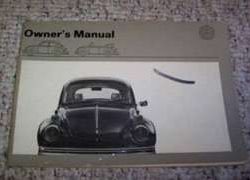 1971 Volkswagen Beetle Owner's Manual