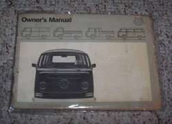 1971 Volkswagen Bus/Transporter Owner's Manual