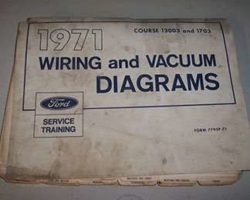 1971 Ford Ranchero Large Format Electrical Wiring Diagrams Manual