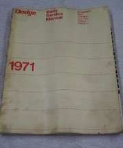 1971 Dodge Coronet Body Service Manual