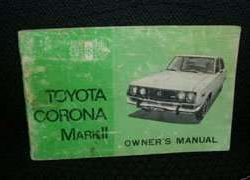 1971 Toyota Corona Mark II Owner's Manual