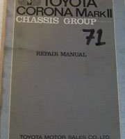 1972 Toyota Corona Mark II 8R-C Engine Service Repair Manual