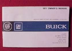 1971 Buick Electra 225, Electra 225 Custom Owner's Manual
