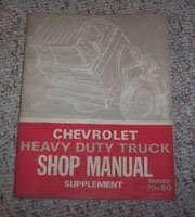 1971 Chevrolet Heavy Duty Truck Series 70-90 Shop Service Manual Supplement